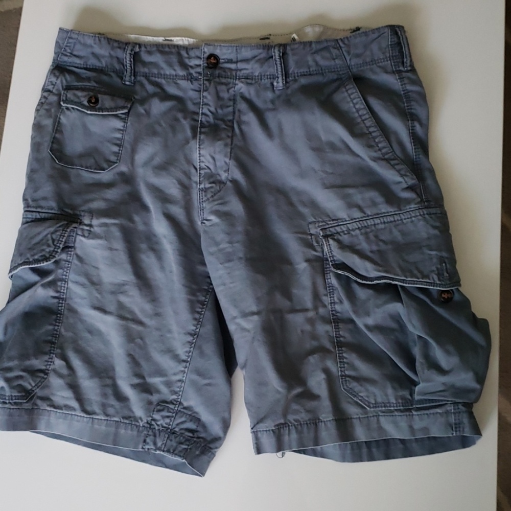 A pair of steel shorts